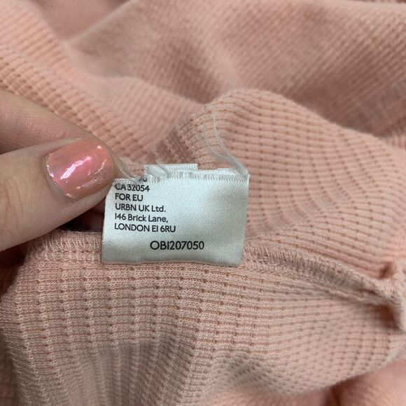 We The Free People Top Womens XS Extra Small Peach Winnie Turtleneck Oversized - Picture 11 of 15